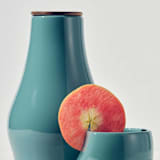 "Elegant Carafe and Cup Set - Jade" - Glassware in green by Powered By People