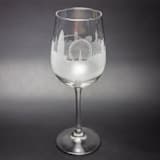 "London, England Skyline Wine Glass" - Glassware in clear by stephanie miller 1