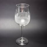 "London, England Skyline Wine Glass" - Glassware in clear by stephanie miller 1