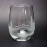 "Venice, Italy Skyline Stemless Wine Glass" - Glassware in clear by stephanie miller 1