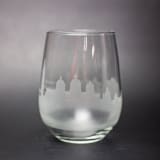 "Venice, Italy Skyline Stemless Wine Glass" - Glassware in clear by stephanie miller 1