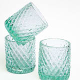 "Bruma Clear Glass Set of 2 - Artisan Blown Eco-Friendly Drinkware" - Glassware in clear by Powered By People
