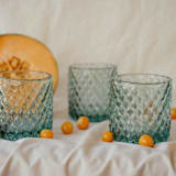 "Bruma Clear Glass Set of 2 - Artisan Blown Eco-Friendly Drinkware" - Glassware in clear by Powered By People