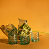 "Bruma Clear Glass Set of 2 - Artisan Blown Eco-Friendly Drinkware" - Glassware in clear by Powered By People