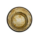 "Hand Blown Speckled Glass Tumblers in Amber - Set of 2" - Glassware in yellow by Vanessa Sherwood