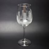 "Houston, Texas Skyline Wine Glass" - Glassware in clear by stephanie miller 1