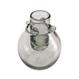 "Hand Blown Tequila Shot Glass with Cooler" - Glassware in clear by Vanessa Sherwood