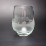 "Florence, Italy Skyline Stemless Wine Glass" - Glassware in clear by stephanie miller 1