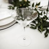 "Martini Glass Engraved" - Glassware in clear by Charlotte Noordzij