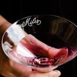 "Martini Glass Engraved" - Glassware in clear by Charlotte Noordzij