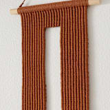 "Keyhole in Rust" - Original Textile Art in brown by Bharti Trivedi