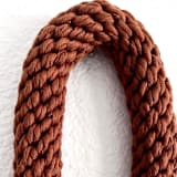"Rust Aarya" - Original Textile Art in brown by Bharti Trivedi