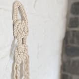 "Josephine Wall Knot Sculpture, natural" - Original Textile Art in natural by Damaris Kovach
