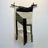 "Abstract Macrame #004" - Original Textile Art in multicolor by Kelly Renee Arte