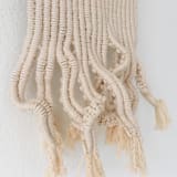 "Soft Drifts" - Original Textile Art in natural by Bharti Trivedi