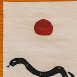 "Snake I" - Original Textile Art in multicolorassorted-colors by Powered By People
