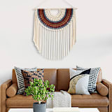 "Macrame wall hanging - TERRA" - Original Textile Art in multicolor by Bharti Trivedi