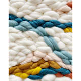 "waves" - Original Textile Art in multicolor by Meghan Shimek