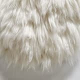 "Little Muppet" - Original Textile Art in white by Meghan Shimek