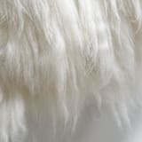 "Little Muppet" - Original Textile Art in white by Meghan Shimek