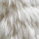 "Little Muppet" - Original Textile Art in white by Meghan Shimek