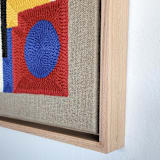 "#1948" - Original Textile Art in multicolor by Bryn Wears-Fitipaldi