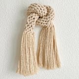 "Holding On" - Original Textile Art in natural by Bharti Trivedi
