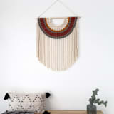 "Amber" - Original Textile Art in multicolor by Bharti Trivedi