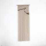 "Crescent Bay- III" - Original Textile Art in beige by Bharti Trivedi