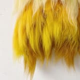"Sun" - Original Textile Art in yellow by Meghan Shimek