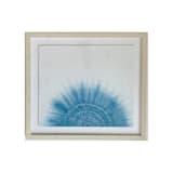 "Indigo Sunrise" - Original Textile Art in blue by Hilary L Hahn