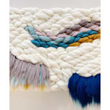 "Mountains" - Original Textile Art in multicolor by Meghan Shimek