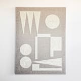 "#94903" - Original Textile Art in beige by Bryn Wears-Fitipaldi