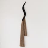 "Bound By Love" - Original Textile Art in brown by Bharti Trivedi