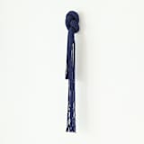"Fiber art - Connected" - Original Textile Art in blue by Bharti Trivedi