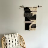 "Abstract Macrame #005" - Original Textile Art in multicolor by Kelly Renee Arte