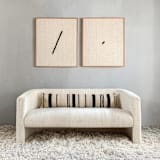 "Línea I Woven Art" - Original Textile Art in multicolor by Meso Casa LLC