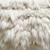 "Big Muppet" - Original Textile Art in white by Meghan Shimek