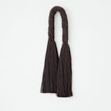 "Natural Fiber Arch in Espresso" - Original Textile Art in brown by Bharti Trivedi