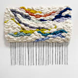 "Companionship" - Original Textile Art in multicolor by Meghan Shimek