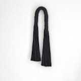 "Charcoal Aarya" - Original Textile Art in black by Bharti Trivedi