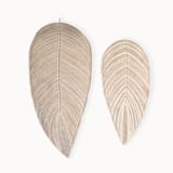 "Napa leaves set- 5 feet" - Original Textile Art in multicolorassorted-colors by Bharti Trivedi