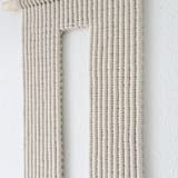 "Key-Hole in Ivory" - Original Textile Art in white by Bharti Trivedi