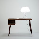 "Lampshade Cloud // Desk Stand" - Table Lamps in white by Richard Clarkson