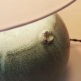 "Olive Moon Lamp" - Table Lamps in green by Jenny Mulder