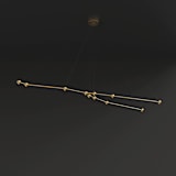 "Constellation - Taurus" - Wall Lights in brass by Richard Clarkson