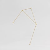 "Constellation - Libra" - Wall Lights in brass by Richard Clarkson