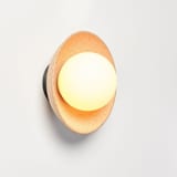 "Sounding Sconce" - Wall Lights in beige by Rory Pots