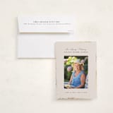 "Gilde Edge" - Foil Press Memorial Cards in Pearl by Itsy Belle Studio - Card with Envelope