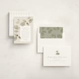 "Sonnet" - Foil Press Memorial Cards in Meadow by Kristie Kern - Assembled